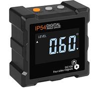 ANCLLO Digital LED Display Level Box Protractor Angle Finder Level Gauge Bevel Gauge Inclinometer All Sides with Magnetic Based Backlight IP54 Waterproof