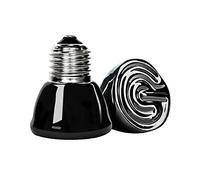 ANCLLO E27 Bulb Far Infrared Ceramic Pet Heating Lamp for Lizard Fruit Spider Reptile Box Warmer Bulbs 25W