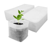 ANCLLO Environmentally Friendly And Degradable Non-Woven Seedling Bag, Seedling Planting Pot, Nutrient Cup, Special For Transplanting Seed Germination