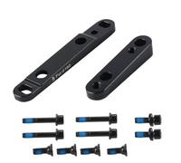 ANCLLO Flat Mount Disc Brake Adapter for Road/mountain Bikes 140/160mm Front/rear Compatible with Shimano Disc Brake Adapters