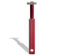 ANCLLO Golf Club Sharpener With 6 Heads Cleaner Perfect Re-Grooving Cleaning Tool Strong Wedge Alloy Wedge Sharpening Cut Perfect Tool for All Irons - Pitching, Sand, Lob, Gap(Red)