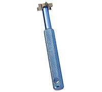 ANCLLO Golf Club Sharpener With 6 Heads Cleaner Perfect Re-Grooving Cleaning Tool Strong Wedge Alloy Wedge Sharpening Cut Perfect Tool for All Irons - Pitching, Sand, Lob, Gap(Blue)