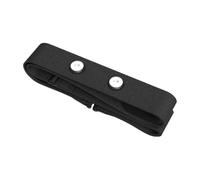 ANCLLO Heart Rate Monitor Chest Strap Replacement, Adjustable Soft Strap, Compatible With Polar H10 H9 H7 (Black)