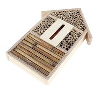 ANCLLO Large Size Bee House Hotel Butterfly Houses Outdoor Multi Quality Wooden Insect Hotels