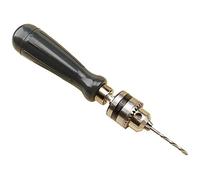 ANCLLO Manual Drill Bit Large Key Hand Drill with 5 Drill Bits Simple Hand Drill Clamping Range 0.6-6mm Hand Twist Drill DIY Tool