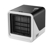 ANCLLO Mini Air Cooler,Evaporative Portable Air Conditioner Fan with 3 Speeds 7 Colors,3 IN 1 USB Humidifier Desktop Cooling Fan with 500ml Water Tank for Home/Office