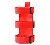 ANCLLO Roll Bar Fire Extinguisher Holder, Adjustable Fire Extinguisher Strap Mount for Jeep Wrangler CJ, YJ, TJ, LJ, JK, JKU, JL, JLU (Red)