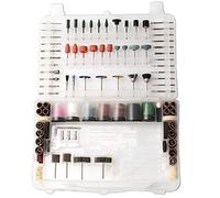 ANCLLO Rotary Tool Accessories Kit 268pcs with Plastic Box, Fits Dremel Rotary Tool, Multifunctional Universal Fitment for Grinding, Sanding, Carving, Polishing