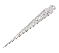 ANCLLO Stainless Feeler Gauge, Hole Measure Tool Strong and Sturdy 0-15mm Fine Grinding, Laser Engraving Stainless Steel Made