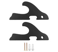 ANCLLO Sword Wall Mount Samurai Adjustable Sword Hanger Display Holder for Katana Wakizashi Tanto Genji Sword Weapon Rack