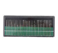 ANCLLO Titanium-Coated Diamond Burrs 30-Piece Set 3mm Diamond Engraving Accessories for Attachment Craftsman Rotary Tool