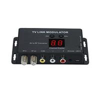 ANCLLO UHF Modulator,TM70 UHF TV Link Modulator AV to RF Converter IR Extender,Modulator Modulator AV to RF Converter IR Extender,Supporting PAL/NTSC with USB Charge Cable