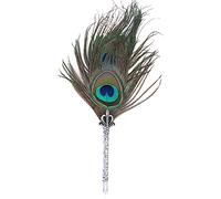 ANCLLO Vintage Feather Quill Pen Nature Feather Dip Pen for Wedding Sign in Creative Office Supplies, Best Antique Executive Gift for Birthday Christmas- Style C