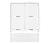 ANCLLO Zigbee Smart Scene Switch 12 Scenes, Wireless Wall Switch Compatible with Tuya/Smart Life App (Requires Zigbee Hub)