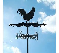 ANCNA-U Chickens Metal wind vane,Animal Rooster weathervane with Roof Mount Weather Vane Cockerel Decorations for Outdoor Farm Yard Garden Gazebo,Cockerel