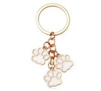 Ancnoz Dog Cat Paw Keychain for Pet Owner Sparkle Paw Print Key Chain Keyring for Keys Bag Charm Gift Dogs Cats Sympathy Memorial Gifts for Pet Lovers Friends Birthday Christmas Gifts
