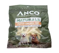 Anco Naturals Puffed Chicken Feet Dog/Puppy Treats - 80g