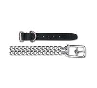 Ancol 2 Row Chain Collar Black 28-36cm Size 3