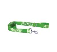 Ancol Awareness Dog Lead, Training, Caution, Nervous, Friendly, 40mm Width, 1.5m, Colour-Coded, Recycled Webbing (FRIENDLY (Green))