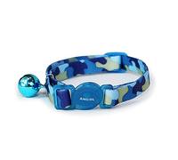 Ancol Camouflage Cat Collar with safety buckle Blue
