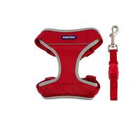 Nylon Travel & Exercise Harness Red Small 37-58cm