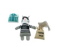 Ancol Catnip Thief Cat Toy Soft Fun Interactive Indoor Kitty Playing Batting Plush