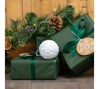 ANCOL Christmas Bouncy Snowball Dog Toy