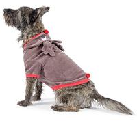 Ancol Cute Reindeer Christmas Suit Outfit for Dogs Red and Brown Soft Snuggly Material with Antlers and Pom Pom Nose - Festive Warm Puppy Apparel - Size XXS