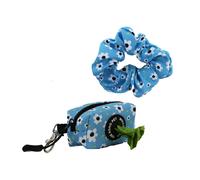 Ancol Daisy Patterned Poop Bag and Scrunchie