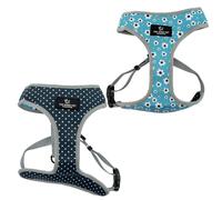 Ancol Dog Reversible Harness in Daisy/Polka Dot - Comfortable Weatherproof Pet Accessory - Lightweight Fashionable Puppy Outfit - XS