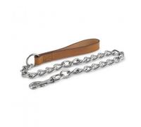 Ancol Dog Chain Lead - Extra Heavy - Tan - 76cm