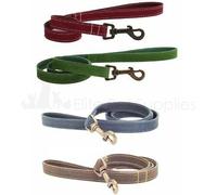 Ancol Leather Lead Timberwolf – Green – 1m x 19mm