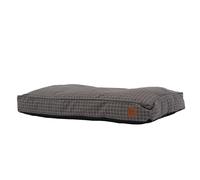 Ancol Dog Mattress in Grey Check - Comfortable Pet Accessory with Removable Outer - Puppy Cat Mat Sleeping Place - 100 x 70cm