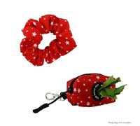 Ancol Star Patterned Dog Poop Bag and Scrunchie Set Durable Lightweight Stylish Cute Matching Sturdy Zip Waste Bag Dispenser Pet Puppy Accessories