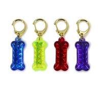Ancol Dog Reflective ID Tag Bones x12