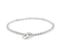 Ancol Dog Training Check Chain Chrome Steel Collar, 45cm Size 4 | Corrects behavioural issues by taking your pet's attention off distractions; fits to standard leashes to stop pulling.