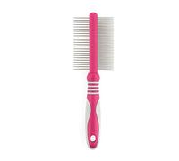 Ancol Ergo Double Sided Cat Comb, Red, White