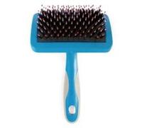 Ancol Ergo Hedgehog Pet Slicker for Long, Short, Silky & Curly Coats - Dog Puppy Multipurpose Hygiene Tool - Professional Grooming Accessory - Medium