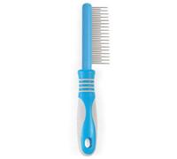 Ancol Ergo Moulting Dog Comb, Blue And Grey