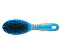 Ancol Ergo Soft Brush Clear Grooming Tool for Dogs and Cats - Gentle Bristles for Smoothing Coats and Removing Loose Hair - Ideal for Small Dogs Puppies and Sensitive Areas