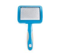 Ancol Ergo Universal Curly Short Long Pet Coat Slicker Brush Animal Hair Grooming Brush, Medium