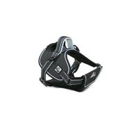 Ancol Extreme Harness - Black Heavy Duty Pet Harness for Dogs and Puppies - Padded Breathable Mesh Lining with Sports Buckle and Grab Handle - Small Size Girth 51-67cm