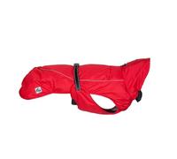 Ancol Extreme Blizzard Dog Coat with Micro Fleece Lining - Red - Waterproof Reflective Cold Weather Pet Jacket - 40cm M