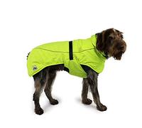 Ancol Extreme Monsoon Dog Coat - Hi-Vis Waterproof Pet Coat for Dogs and Puppies - Lightweight Breathable Mesh with Reflective Points - XS - Size 25cm