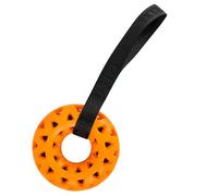 Ancol Extreme Floating Donut with Strap - Interactive Dog Toy for Retrieval and Tug of War Games - Pet Entertaining Waterproof Toy - 33cm