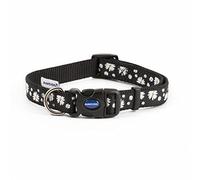 Ancol Fashion Collar Black Daisy Adjustable 45-70 Cm