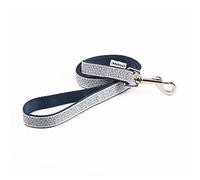 Ancol Fashion Dog Lead Geometric Grey Nylon Lead for Puppies and Pets - Stylish Geometric Design with Weatherproof Durable Construction - L 1m x 19mm - Maximum Weight 50kg