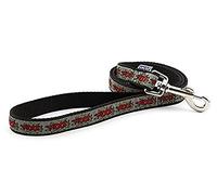 Ancol Grey Woof Dog Lead - Nylon Walking Leash with Superhero Comic Design - Strong Soft Comfortable Lead for Puppies - 19mm W x 1m L