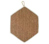 Ancol Hanging Cat Scratcher - Wall Mounted Scratch Board Pad for Indoor Kittens - Small Pets Furniture Protector Play Rug