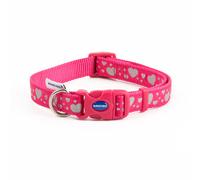 Ancol Hearts Reflective Collar Pink 2-5